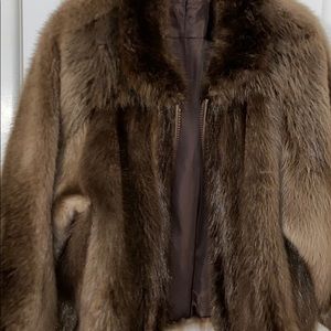 Winter fur coat